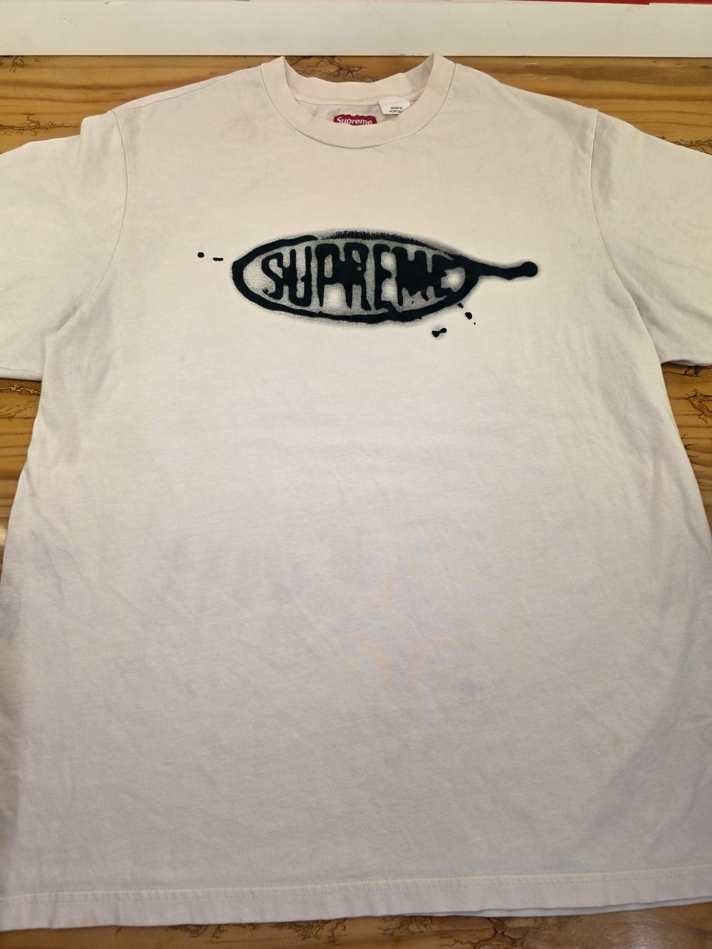 Supreme Oval Logo Tee Mens Large Graphic T Shirt Streetwear